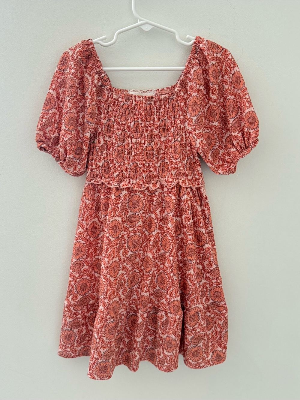 Btween Floral Dress Sunflower Fall Summer Spring 5 Girls